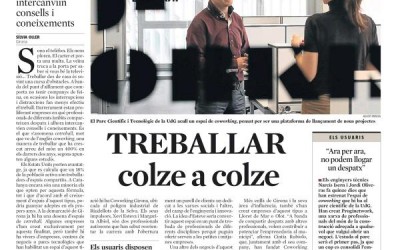 Noticia del Coworking a La Vanguardia