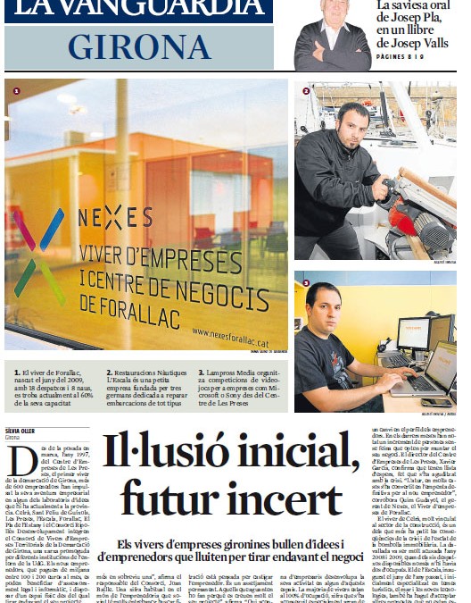 Artículo de Nexes en La Vanguardia